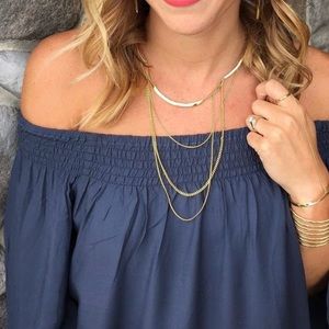 Stella & Dot Drape Collar Necklace